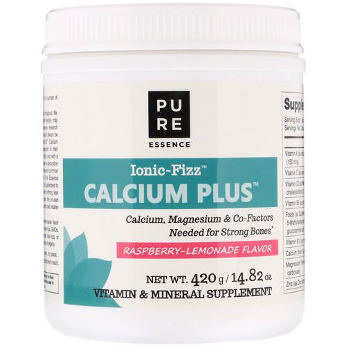 Pure Essence, Ionic-Fizz Calcium Plus, Raspberry Lemonade, 14.82 oz (420 g) Review