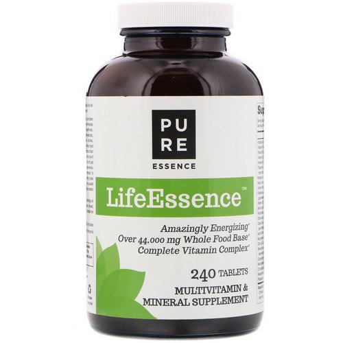 Pure Essence, LifeEssence, Multivitamin & Mineral, 240 Tablets Review