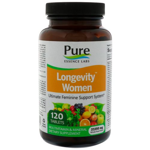 Pure Essence, Longevity Women, 120 Tablets Review