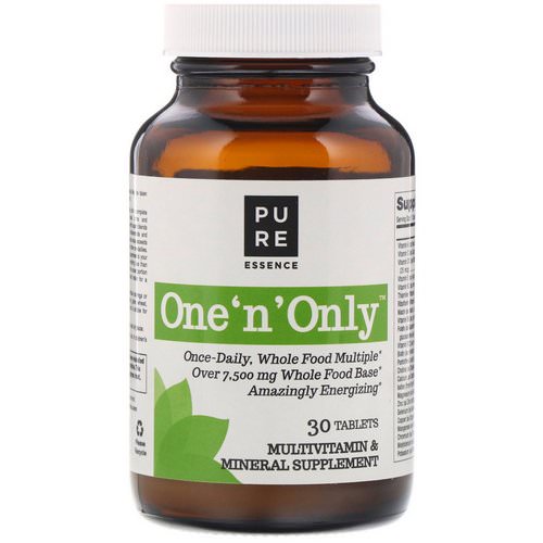 Pure Essence, One 'n' Only, Multivitamin & Mineral, 30 Tablets Review