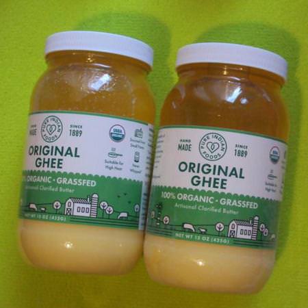 Pure Indian Foods, 100% Organic Grass-Fed Original Ghee, 15 oz (425 g) Review