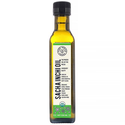 Pure Indian Foods, Organic Cold Pressed Extra-Virgin Sacha Inchi Oil, 250 ml Review