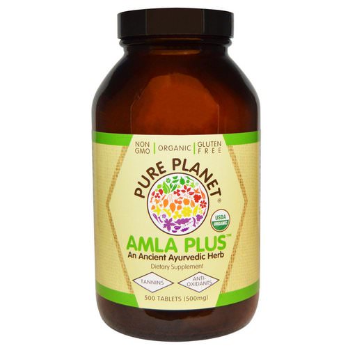 Pure Planet, Amla Plus, 500 mg, 500 Tablets Review