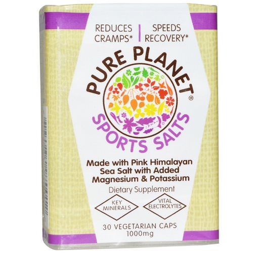 Pure Planet, Sports Salts, 1000 mg, 30 Veggie Caps Review