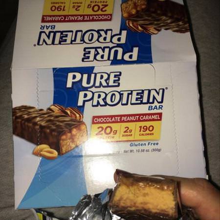 Pure Protein, Chocolate Peanut Caramel Bar, 12 Bars, 1.76 oz (50 g) Each Review