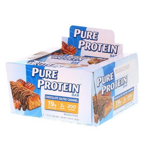 Pure Protein, Chocolate Salted Caramel Bar, 6 Bars, 1.76 oz (50 g) Each Review