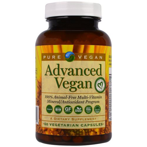 Pure Vegan, Advanced Vegan, 60 Veggie Caps Review