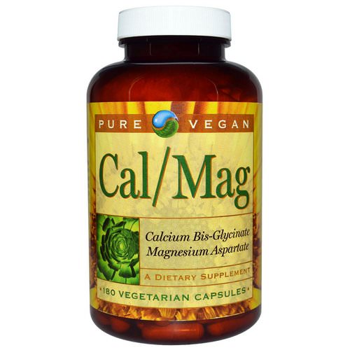 Pure Vegan, Cal/Mag, 180 Veggie Caps Review