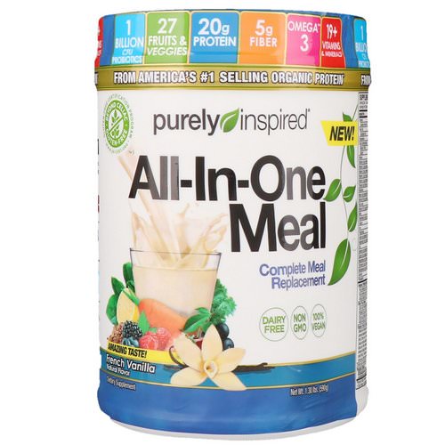 Purely Inspired, All-In-One Meal, Complete Meal Replacement, French Vanilla, 1.30 lbs (590 g) Review