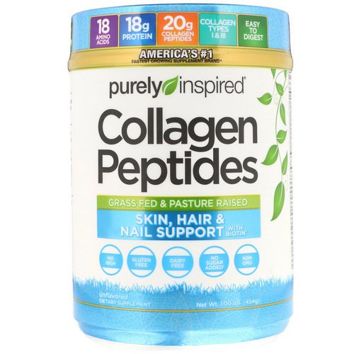 Purely Inspired, Collagen Peptides, Unflavored, 1.00 lb (454 g) Review