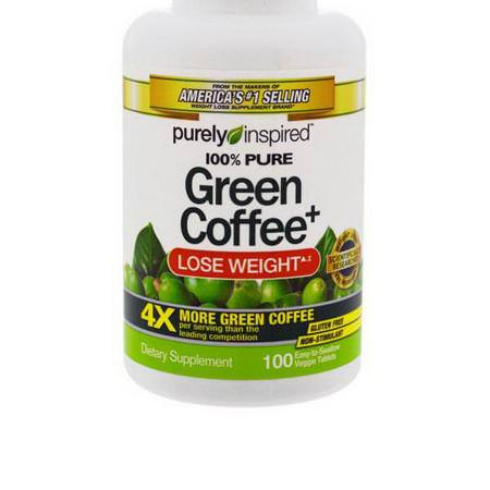 Supplements Diet Weight Green Coffee Bean Extract Purely Inspired