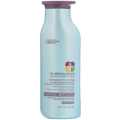 Pureology, Serious Colour Care, Strength Cure Shampoo, 8.5 fl oz (250 ml) Review