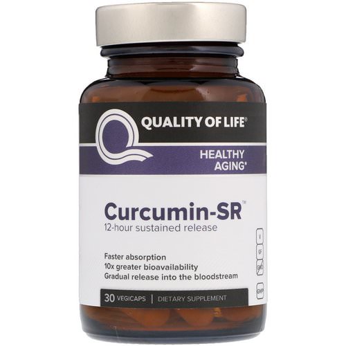 Quality of Life Labs, Curcumin-SR, 30 Vegicaps Review
