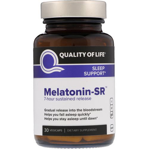 Quality of Life Labs, Melatonin-SR, 30 Vegicaps Review