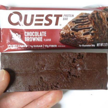 Quest Nutrition, Protein Bar, Chocolate Brownie, 12 Bars, 2.12 oz (60 g) Each Review