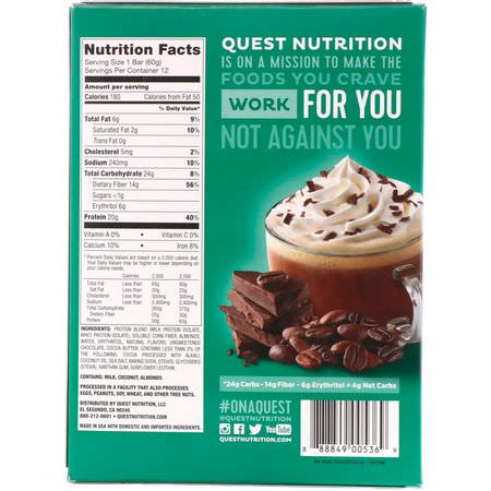 Quest Nutrition, Milk Protein Bars, Whey Protein Bars