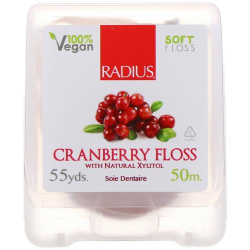 RADIUS, Cranberry Floss with Natural Xylitol, 55 yds (50 m) Review