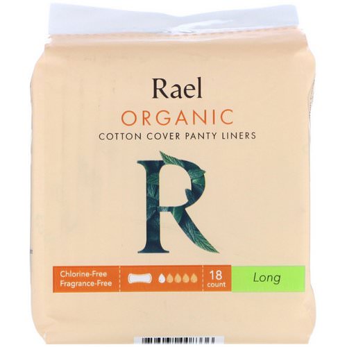 Rael, Organic Cotton Cover Panty Liners, Long, 18 Count Review