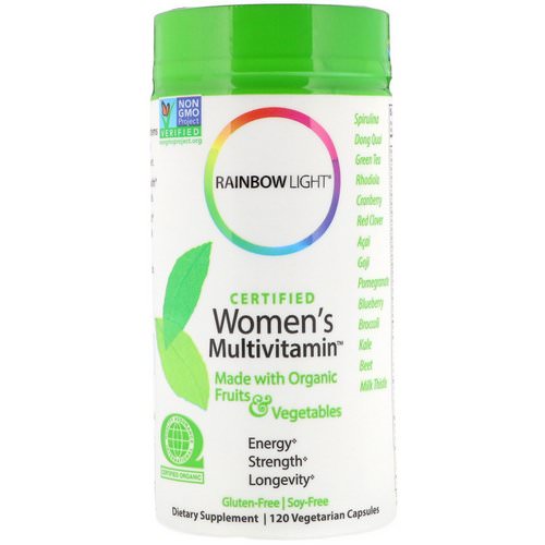 Rainbow Light, Certified Women's Multivitamin, 120 Vegetarian Capsules Review