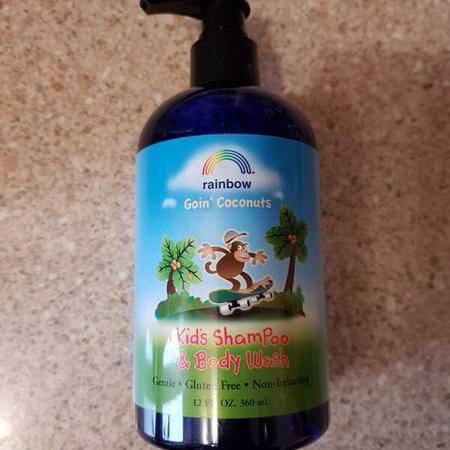 Rainbow Research, Kid's Shampoo and Body Wash, Goin' Coconuts, 12 fl oz (360 ml) Review