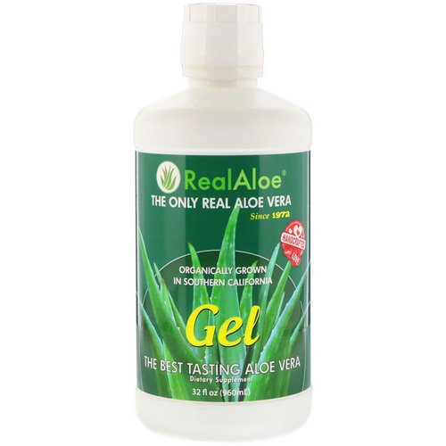 Real Aloe, Aloe Vera Gel, 32 fl oz (960 ml) Review