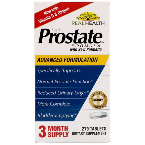 Real Health, The Prostate Formula With Saw Palmetto, 270 Tablets Review