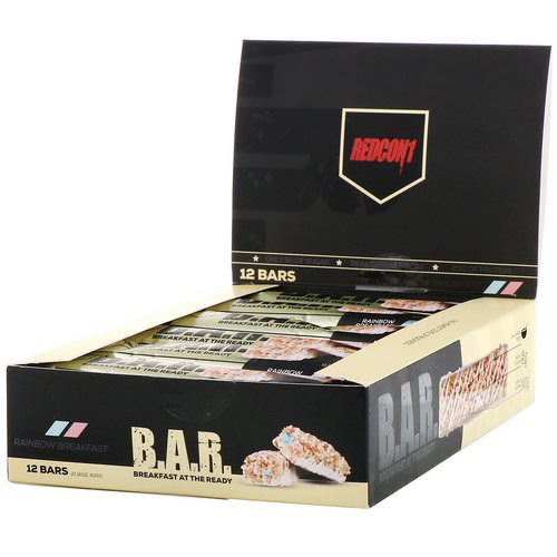 Redcon1, B.A.R. Breakfast at the Ready, Rainbow Breakfast, 12 Bars 1.76 oz ( 50 g) Review