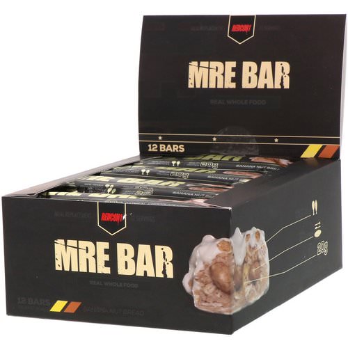 Redcon1, MRE Bar, Banana Nut Bread, 12 Bars, 2.36 oz (67 g) Each Review