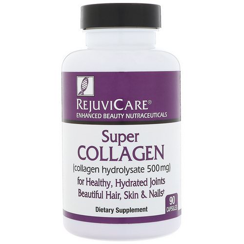 Rejuvicare, Super Collagen, Collagen Hydrolysate, 500 mg, 90 Capsules Review