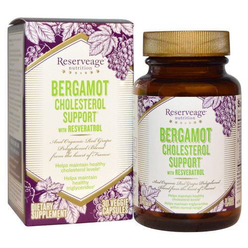 ReserveAge Nutrition, Bergamot Cholesterol Support with Resveratrol, 30 Veggie Caps Review