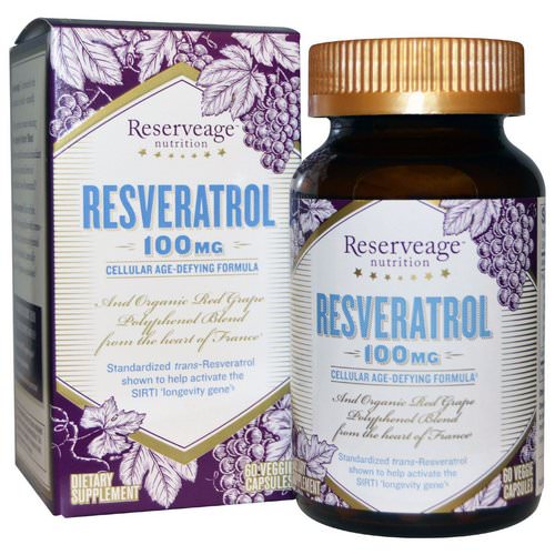 ReserveAge Nutrition, Resveratrol, 100 mg, 60 Veggie Caps Review