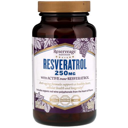 Reserveage Nutrition, Resveratrol
