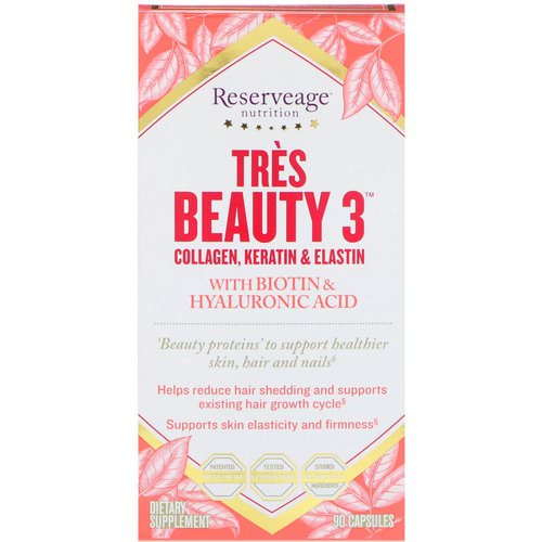 ReserveAge Nutrition, Tres Beauty 3, 90 Capsules Review