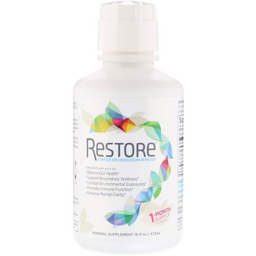 Restore, For Gut Health Mineral Supplement, 16 fl oz (473 ml) Review