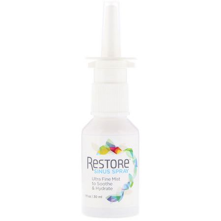 Restore, Nasal, Sinus Supplements, Nasal Spray
