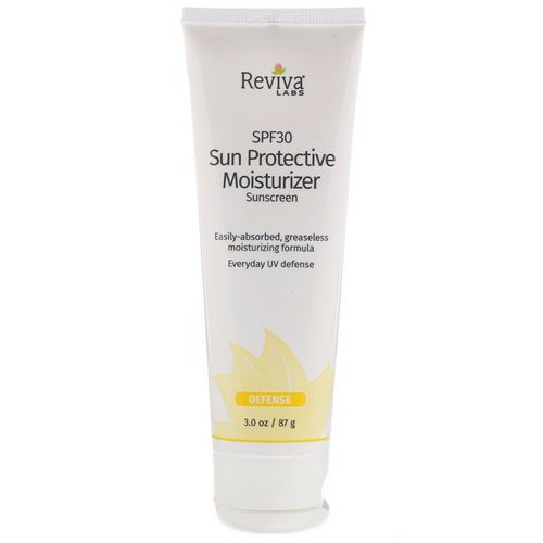Reviva Labs, Sun Protective Moisturizer Sunscreen, SPF 30, 3.0 oz (87 g) Review