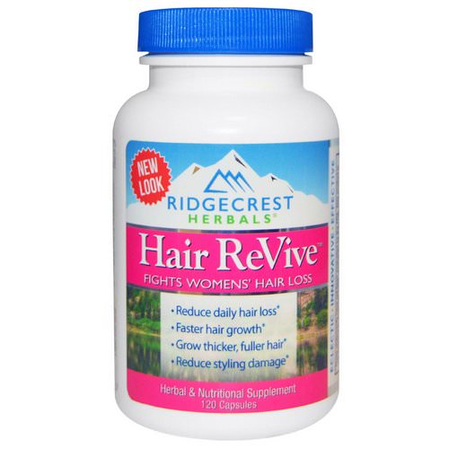 RidgeCrest Herbals, Hair ReVive, 120 Capsules Review