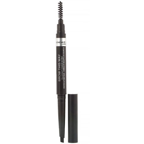 Rimmel London, Brow This Way Eyebrow Definer, 004 Soft Black, .008 oz (.25g) Review