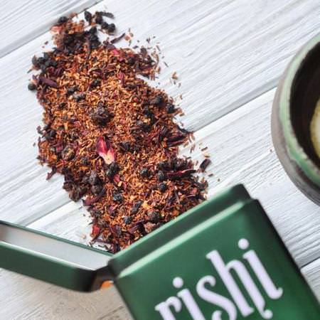 Rishi Tea, Organic Loose Leaf Herbal Tea, Blueberry Rooibos, Caffeine-Free, 3.00 oz (85 g) Review
