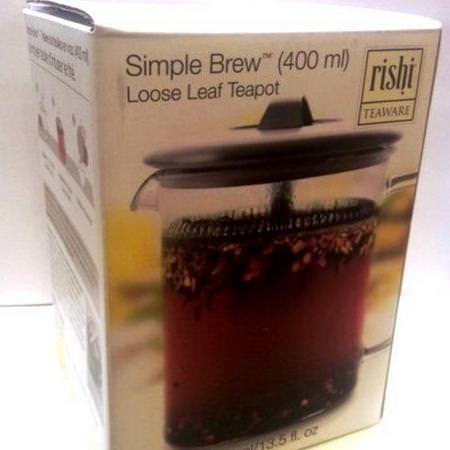 Rishi Tea, Simple Brew, Loose Leaf Teapot, 13.5 fl oz (400 ml) Review