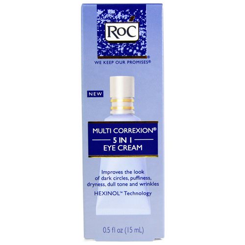 RoC, Multi Correxion 5 in 1 Eye Cream, 0.5 fl oz (15 ml) Review