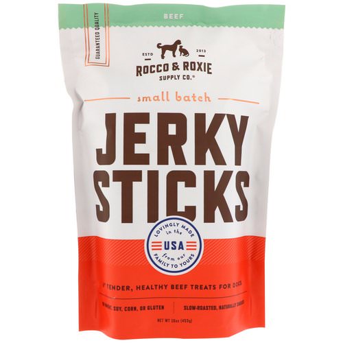Rocco & Roxie, Jerky Sticks, For Dogs, Beef, 16 oz (453 g) Review