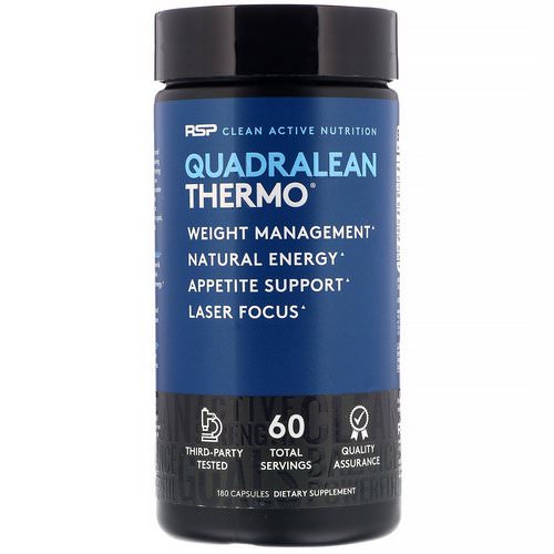 RSP Nutrition, Quadralean Thermo, 180 Capsules Review