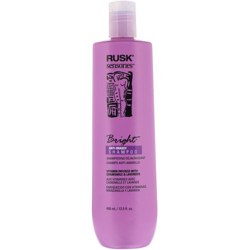 Rusk, Sensories, Anti-Brassy Shampoo, Bright, 13.5 fl oz (400 ml) Review