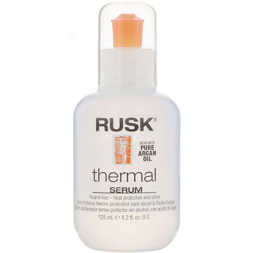 Rusk, Thermal Serum, Alcohol Free, Heat Protection And Shine, 4.2 fl oz (125 ml) Review