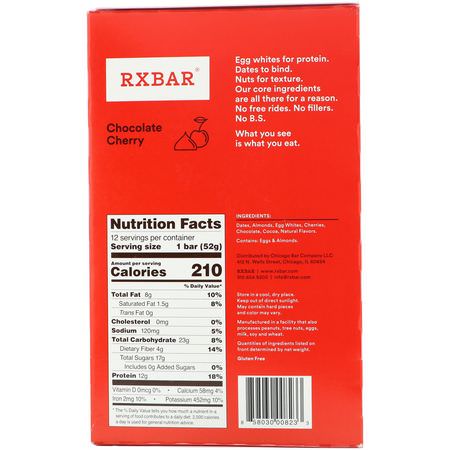 RXBAR, Plant Based Protein Bars