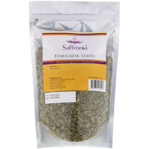 Saffronia, Fenugreek Leaves, 6 oz Review