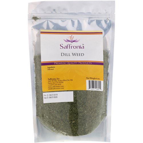 Saffronia, Dill Weed, 6 oz Review