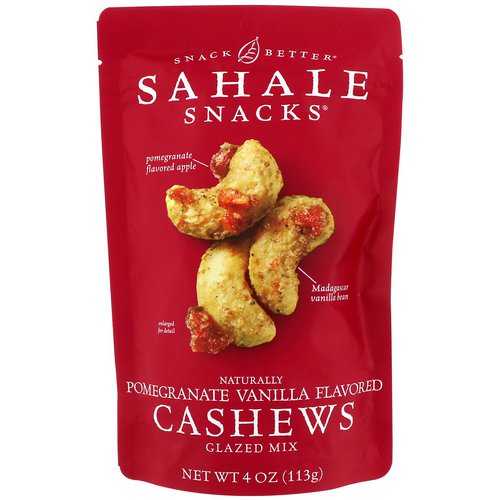 Sahale Snacks, Glazed Mix, Naturally Pomegranate Vanilla Flavored Cashews, 4 oz (113 g) Review