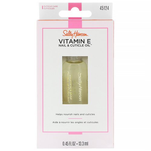 Sally Hansen, Vitamin E Nail & Cuticle Oil, 0.45 fl oz (13.3 ml) Review